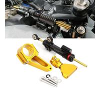 Pieza de Motocicleta Pieza para Motocicleta Amortiguador De Dirección Ajustable para Honda CBR 600 CBR600 F4i 1999-2007 2006 2005 2004 2003 2002 2001(Gold)