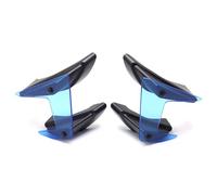 Pieza de Motocicleta Piezas De Motocicleta, Alerones Desnudos Fuerza Descendente Lateral, Deflectores Alas Carenado ala Fija para Yamaha MT07 MT 07 2021(BLU)