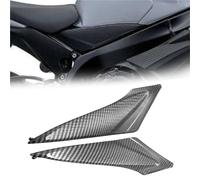 Pieza de Motocicleta Protector De Carenado para Motocicleta, Lateral Tanque Gasolina Izquierdo Y Derecho, Accesorios Protección para Suzuki GSXR600 GSXR750 2011-2014 K11(Carbon Fiber Look)