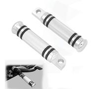 Pieza de motocicleta Reposapiés Trasero Negro/cromado Para Motocicleta, Pedal De Montaje Masculino CNC Para Harley Para Dyna Sportster Para Touring Para Softail Para Fat Boy(Chrome)