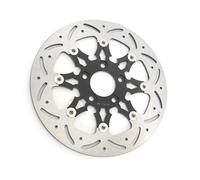 Pieza de motocicleta Rotor De Disco Freno Trasero Motocicleta Para HARLEY Para DAVIDSON FLHTK Para Electra Glide Ultra LTD 2010-2013 2015-2017 2018 2019 2020 2021(Black Silver)