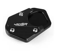 Pieza de Motocicleta Soporte Lateral Motocicleta con Placa Extensión para CFMOTO 450NK 450CLC 450 NK CLC 2023 2024(Black3)
