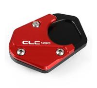 Pieza de Motocicleta Soporte Lateral Motocicleta con Placa Extensión para CFMOTO 450NK 450CLC 450 NK CLC 2023 2024(Red1)