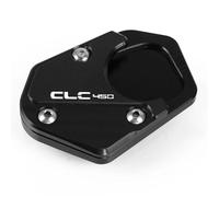 Pieza de Motocicleta Soporte Lateral Motocicleta con Placa Extensión para CFMOTO 450NK 450CLC 450 NK CLC 2023 2024(Black1)