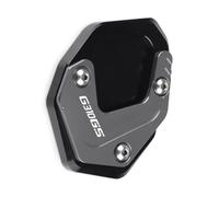 Pieza de Motocicleta Soporte Lateral para Motocicleta, Extensión De Ampliación, Accesorios CNC para BMW G310GS G 310GS 310 GS 2018 2019 2020 2021, 1 Uds(Grey)