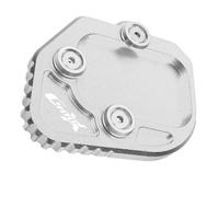 Pieza de Motocicleta Soporte Lateral para Motocicleta, Extensión De Ampliación para BMW C400X 2019 2020 2021 2022 2023, 1 Uds(Silver)