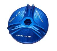 Pieza de Motocicleta Tapa De Llenado Aceite Motor Motocicleta M20×P2.5, Accesorios Cubierta Tapón para Yamaha MT125 MT-125 2008-2020 2021 2022(BLU)