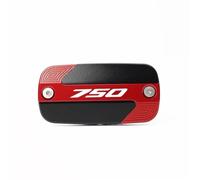 Pieza de Motocicleta Tapa De Tanque Cubierta Depósito Líquido Cilindro Freno Delantero CNC Motocicleta para Honda XADV 750 X-ADV750 Forza NSS750 CB750(Red A)