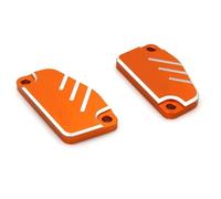 Pieza de Motocicleta Tapa del Depósito De Líquido Freno Delantero CNC para Motocicletas para Freeride 250R 2014 2015 2016 2017 La Taza Aceite(Orange)