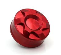 Pieza de Motocicleta Tapa del Depósito De Líquido Freno Trasero para Motocicleta para Yamaha DT 200 DT200 1995-1996(Rosso)