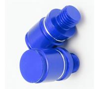 Pieza de Motocicleta Tapas De Orificio para Espejo Retrovisor Aluminio CNC para Motocicleta, con Cabezal para Tornillos, M10X1.25, para Honda CB 650R CB650R 650 R(BLU)