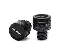 Pieza de Motocicleta Tapas para Orificios Espejos Retrovisores Aleación Aluminio CNC para Motocicletas para Honda CRF150R CRF300L CRF 300L 450 250R 250L 450R/X CRF250M Rally(Nero)