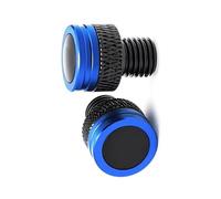 Pieza de Motocicleta Tapón De Agujero Espejo Lateral Retrovisor CNC Motocicleta para Moto para Guzzi V100 para Mandello V7 para Stone V85 TT para Bobber Breva 850 1100 1200(BLU)