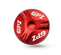 Pieza de Motocicleta Tapón Drenaje Aceite Motor CNC para Moto Cubierta Tuerca Sumidero Copa Llenado para Kawasaki GPZ550 ZX550 1984-1986 GPZ750 ZX750 1983-1985 GPZ900R 1991-2003(Rosso)