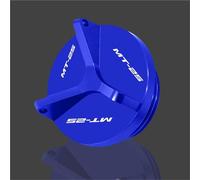 Pieza de Motocicleta Tornillo De Tapa Tapón Taza Filtro Aceite Motor CNC Modificado para Motocicleta para Yamaha MT10 FZ10 MT-25 MT25 10 2015-2024 2025(Blue B)