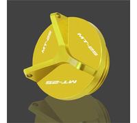 Pieza de Motocicleta Tornillo De Tapa Tapón Taza Filtro Aceite Motor CNC Modificado para Motocicleta para Yamaha MT10 FZ10 MT-25 MT25 10 2015-2024 2025(Yellow B)
