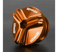 Pieza de Motocicleta Tornillos De Cubierta Tapón Taza Filtro Aceite Motor CNC para Motocicleta M20 * 1,5 para Suzuki V-Strom 1000 650 250 VStrom DL XT(Orange B)