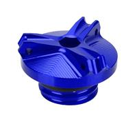 Pieza de Motocicleta Tornillos De Tapa Tapón Filtro Aceite Motor Aluminio para Motocicleta, para Honda CB1000R 2008-2014 2015 2013 2018 2017 2016(BLU)