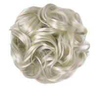 Pieza de pelo de moño desordenado, 1 pieza de extensiones gruesas para uso diario, pieza de pelo de moño desordenado, moño de pelo desordenado, coleteros sintéticos ondulados y rizados, moño de cola