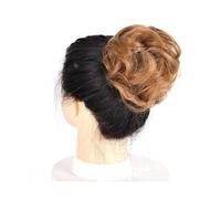 Pieza de pelo de moño Moño de pelo rizado y desordenado for mujer, almohadilla for el pelo de Donut, postizo sintético de pelo elástico Piezas de cabello para mujeres(27)