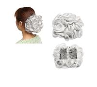 Pieza de pelo de moño Peine sintético grande con Clip for extensión de cabello rizado, piezas de cabello de moño, cubierta Updo for mujer, extensión de cabello, moño Piezas de cabello para mujeres(A-1