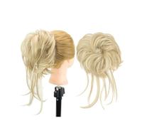 Pieza de pelo de moño Pieza de moño de pelo desordenado, coleteros largos Updo, extensión de cola de caballo, postizos ondulados, diadema de moño Piezas de cabello para mujeres(Bruin)