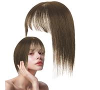 pieza de pelo frontal, flequillo frontal para mujer | Flequillo falso en la frente para flequillo tenue | Banngs de peinado para mujeres para citas de alto rendimiento Viajes de negocios salientes Des