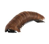 Pieza de pelo natural para mujer, con clip para aumentar la raíz con fibras resistentes al calor para cabello fino y fino, estilo diario, elevador de raíces