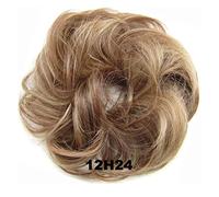 Pieza de pelo para moño desordenado, 1 pieza de extensión para coleteros, rizado, ondulado, desordenado, sintético, moño, pelo despeinado, moño, postizo para mujeres y niñas, resalta la extensión de