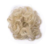 Pieza de pelo para moño desordenado, 31.5 in, moño sintético, coleteros desordenados, banda elástica, moño para el pelo, postizo recto, fibra de alta temperatura, extensiones de moño de pelo falso n