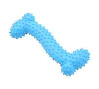 Pieza de recreación masticadora fuerte, juguete de hueso de perro, forma elástica que hace sonido, compañero estimulante de búsqueda, accesorio ligero de disfrute de mascotas para interiores y