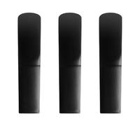 Pieza de reparación de síntesis de resina, fuerza del tallo de saxofón 2, 5, adecuada para práctica y actuaciones, clarinete permanente, 3 piezas