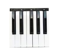 Pieza de reparación de teclado, teclas de repuesto for Korg PA600, PA500, PA700, PA300 y Mic-rox R3 X50(12 black white keys)