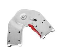 Pieza de repuesto de bisagra de escalera de aluminio con | Conector de junta metálica con ranuras formadas para proyectos de reparación de escaleras plegables compatibles
