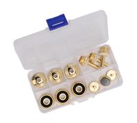 Pieza de Repuesto de Carcasa de Abulón de Metal, Botón de Dedo de Válvula de Trompeta para Kit de Reparación de Trompeta