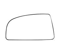 Pieza de repuesto de cristal para espejo retrovisor del lado derecho 1855102 Lente de espejo de coche Ampliar la visión Reducir los puntos ciegos Reemplazo directo Compatible con