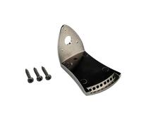 Pieza de repuesto de mandolina triangular de metal con tornillos de montaje para mandolina superior arqueada de 8 cuerdas