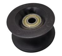 Pieza de repuesto de polea for máquina de remo, rodillos de rueda con rodamiento de alta carga for bicicletas estáticas y máquinas de remo, accesorio de gimnasio (negro)