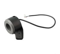 Pieza de repuesto del acelerador del acelerador de scooter eléctrico, compatible con Niu KQi1 KQi2 KQi3 Series, interruptor de control de pulgar negro, material ABS, fácil instalación