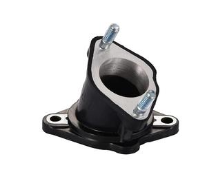 Pieza de repuesto del adaptador de carburador ATV de 27 mm para mantenimiento del motor de motocicleta CG150 / 250, conector de colector de polímero, configuración de perno con brida, suministro de