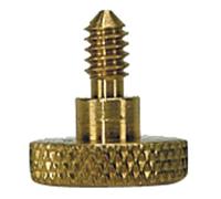 Pieza de repuesto Kun para hombrera - Tornillo de fijación - compatible con Kun Super Violín 4/4, Super Violín 3/4-1/2, Super Viola, color latón