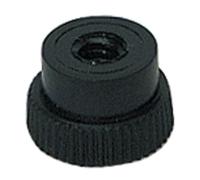 Pieza de repuesto Kun para hombrera - tuerca moleteada - compatible con violín Kun Standard 4/4, 3/4-1/2, viola Standard, Mini, negro