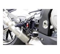 Pieza de repuesto LSL para sistema de reposapiés 2Slide 118B040RT, lado de freno, BMW S1000RR, 09-, negro