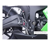Pieza de repuesto LSL para sistema de reposapiés 2Slide 118K131-RRT, lado de freno, ZX-6R, 09-12, Racing, negro