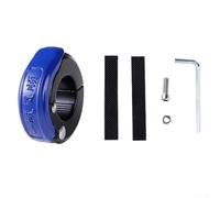 Pieza de repuesto para gancho de manillar de motocicleta, material de aleación de aluminio adecuado para diferentes tipos de manillar de motocicleta (azul)