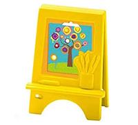 Pieza de repuesto para juego escolar Fisher-Price Little People Friendly - GCK46 ~ Incluye un caballete amarillo