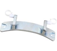 Pieza de repuesto para manija de gancho de bisagra de puerta de lavadora, pestillo de metal de alta resistencia para varios modelos, accesorio de reparación fácil de instalar, plateado (185)