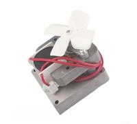 Pieza de repuesto para motor de parrilla de pellets, motor de barrena de 2.0 RPM 120 V para humo de barbacoa, diseño plateado y rojo resistente