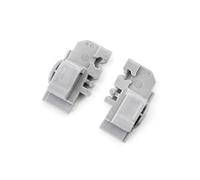Pieza de repuesto para persianas Velux - Tapas de los extremos del riel de mando gris - resistente a los rayos UV y muy estable y uso duradero