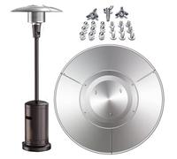 Pieza de repuesto para radiadores de propano exterior - de repuesto de aluminio resistente, calefacción de terraza en | Compuesto por 4 pannea propano para parabrisas al aire libre